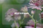 谨防征信修复骗局